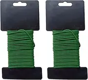 Soft Plant Ties Green Twist Garden Ties, 65.6 Feet Garden Plant Twist Tie, Tomato Plant Ties, Multifunctional Soft Wire Tie, Heavy Duty Soft Wire Tie for Supporting Plant Vines, Stems