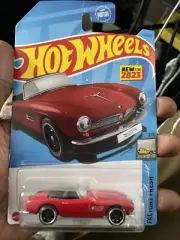 Hot Wheels 2023 L Case BMW 507 Red Model Car 2/5 Scale