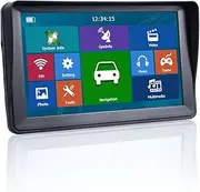 GPS Car Navigator, 7" HD Car GPS Navigation 8G+RAM128-256MB+Bluetooth-AV-in+Latest Europe Map +Truck GPS Navigators for Car Truck RV(128MBResistive)