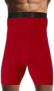 [HUIQINGLI] Men Girdle Tummy Control Shorts Compression Underwear High Waist Trainer Boxer Briefs Stomach Shapewear