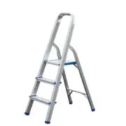 3 Steps Multi-Purpose Folding Ladder Aluminium Light Weight Non Slip Platform