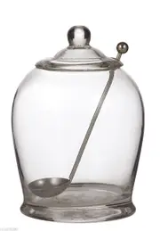 Davis & Waddell Napoli Olive Jar With Stainless Steel Spoon