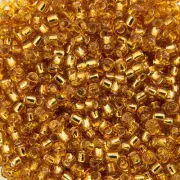 15/0 TOHO ROUND Silver Lined Topaz Seed Bead (8g)