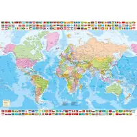 在飛比找蝦皮購物優惠-18500 1500片歐洲進口拼圖 EDUCA 世界地圖