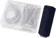 72 Pieces/Set Wig T Pins and C Type Needles for Sewing Crafts