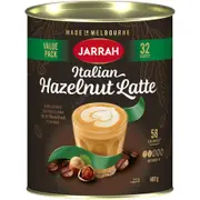 Jarrah Italian Hazelnut Latte Coffee Tub 400g