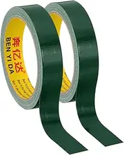 uxcell 0.8"x0.01" Bookbinding Tape, 22 Yard Total 2 Roll Cloth Bookbinding Repair Tape Book Binding Tape Self Adhesive for Repairing Old Books, Green
