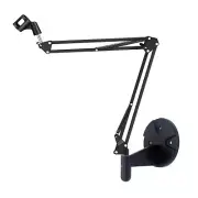 Microphone Wall Mount, Suspension Mic Stand Clip for Blue Yeti Snowball,Radio...