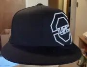 FLEXFIT 210 FITTED UFC OCTAGON FLEX HAT CAP Sz.S/M(6 7/8-7 1/4) NEW BLACK/WHITE