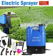 16L Electric Spraying Battery Weed Sprayer Backpack Farm Garden Pump Spray