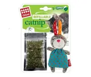 Gigwi Refillable Catnip Multi Teabag Rabbit Cat Toy