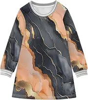 [Caihoyu] Girls Fall Dress Toddler Stylish Festival Outfit, Multicolor04, 6 Years