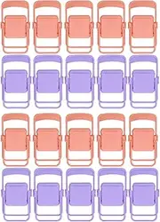 Fdit Mini Chair Phone Holder Small Chair Shape Stand Stool Headphones Desktop Stands Macarons 20Pcs Telephone