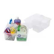 Compartment Clear Classroom Storage Caddies 3 - 6 Pc