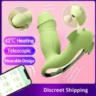 Thrusting Dildo Vibrator Wearable G Spot Clitoris Stimulator Sex Toys For Women