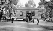 Bendigo Victoria 1925 A steam traction engine Australia OLD PHOTO