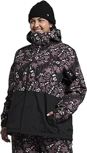 [THE NORTH FACE] Women's Freedom Insulated Jacket (Standard and Plus Size), Fawn Grey Snake Charmer Print, 1X