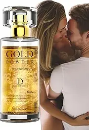 Pheromone Perfume for Woman - Long-Lasting Fragrance Glittering Gold Powder Taste Perfume,50ml Pheromone Perfume for Women Attract Men, Pheromone Oil Perfume Infused Oil Gyouza