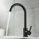 Basin Faucet Mixer Sink Kitchen Laundry Tap Spout 360° Swivel Matt Black