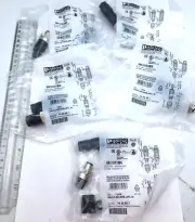 Phoenix Contact Lot of 5 Contact Data Connector SACC-M12MS-4PL-M NIP