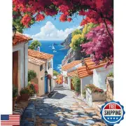NEWENMO Paint by Numbers Kit for Adults, Flowers Paint by Numbers on Canvas U