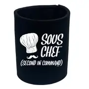 Sous Chef Second In Command - Funny Novelty Stubby Holder