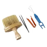4pcs/Set Keycap Puller Switch Puller Universal Keycap Removal Cleaning Brush Kit
