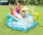 Intex Gator Inflatable Swimming Play Centre Pool Kids Splash Slide Fun