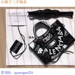 二手 BALENCIAGA GRAFFITI CLASSIC CITY S 黑色小釦塗鴉機車包現貨