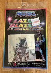 Masters of the Universe Lazer Blazer 3d Holographic Stickers #8604 Skeletor Set