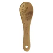 Talisman Designs Laser Etched Beechwood Mini Spoon, Woodland Collection, Fox