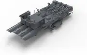 YZ144505 1/144 Model Upgrade Parts German Navy Torpedo Missile Launcher