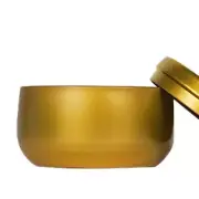 Gold Candle Tins 8 oz with Lids - two 12-Packs of Bulk Candle Jars Hearts Crafts