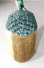 Acorn Pillow TargetJohn Derian Beaded Embellished Velvet 15x8 Inch Whimsy Woodsy