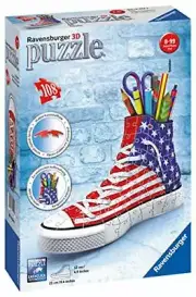 Ravensburger American Flag Sneakers 108pc 3D Jigsaw Puzzle