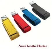 (4) SeaChoice Hook and Loop Tiedown Bundling Straps Secure Organize Gear