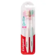 Colgate Toothbrush Gentle Gum Care Soft Bristles X 2