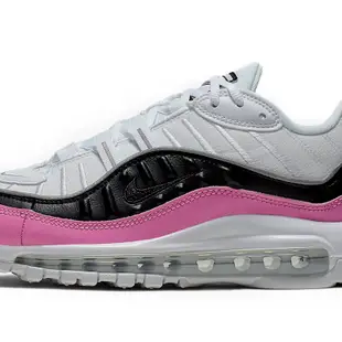 Nike 休閒鞋 Wmns Air Max 98 SE 女鞋 白 粉紅 黑 氣墊 厚底 AT6640-100