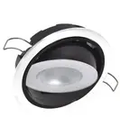 Lumitec Mirage Positionable Down Light - Spectrum RGBW Dimming - White Bezel