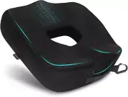 Donut Pillow Chair Seat Cushion for Tailbone Pain Relief - Memory Foam 18x18x5