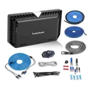 Rockford Fosgate T1500-1bdCP 1500W Monoblock Amplifier w/ Free 4 Gauge Amp Kit