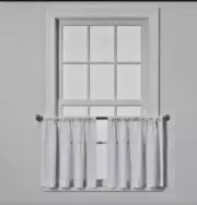 Threshold Light-Filtering Leno Curtain Tier Set Two Panels 42in W x 24in L (B167
