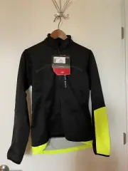 Power Lady Gore Windstopper Softshell Jacket, Black/Neon Yellow, Size S, NWT