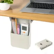 Under Desk Drawer Under Desk Storage Table Pens Pencils Phone (Small, Grey)