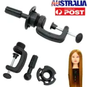 Cosmetology Adjustable Mannequin Head Model Wig Holder Stand Desk Table Clamp AU