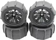 [Generic] 4 Pieces 1/14 RC Car Tires Accessory RC Parts Replacement for Wltoys 124008 124010