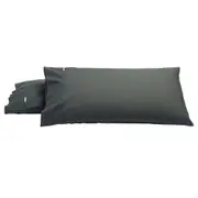 Bianca Heston Fabric Cotton Charcoal Fitted Bedding Sheet Set