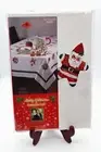 Christopher Radko Christmas Tablecloth Santa Red & Green Oval Oblong 60"x84"