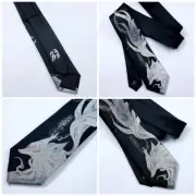 Nine Tailed Foxes Pattern Neck Tie for Girl Cosplay Anime Party Costume JK Tie