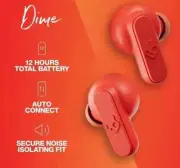 Skullcandy Dime Wireless In-Ear Earbuds Golden Red
